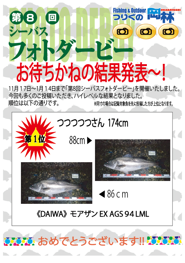 第8回シーバスフォトダービー
