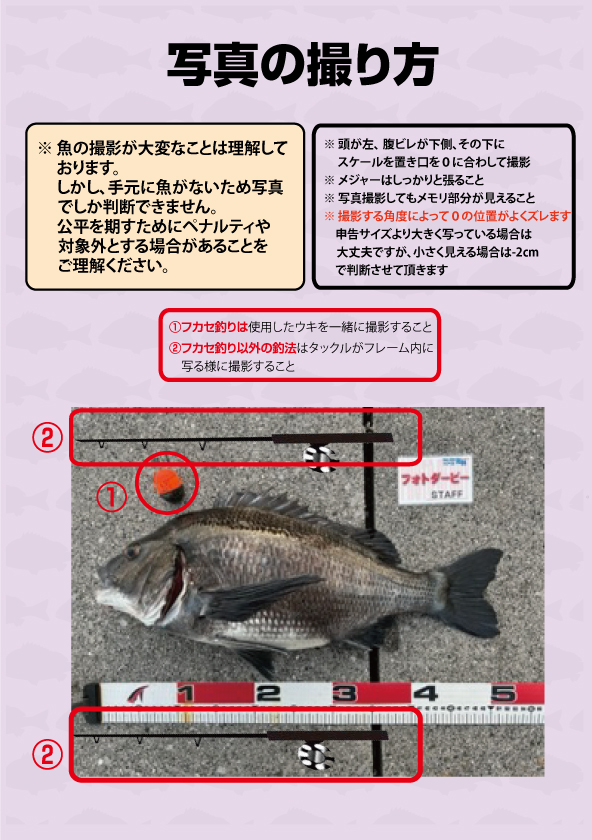 第2回チヌフォトダービー